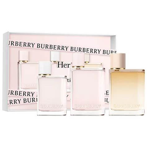 burberry her mini collection|burberry her perfume 3.3 oz.